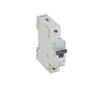 Legrand 403575 Interrupteur automatique magnétique thermique, 1P, 10 A, courbe C, 6 kA, 1 module, TX3