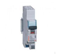 Legrand 406810 Dnx³4500 6kA Disjoncteur Phase+Neutre Arrivée et Sortie Borne Automatique, 1P+N, 230V, 20A, Courbe D, 1 Module