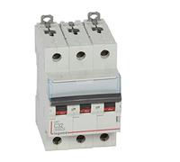 Legrand 407862E Interrupteur automatique magnétique thermique 3P, 32A, courbe C, 10 kA, 3 modules, DX3