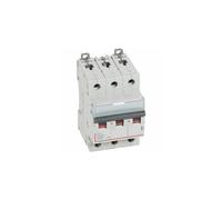 Legrand 408064 Disjoncteur DX³6000 10kA arrivée haute et départ bas à vis, 3P, 400~, 50A, courbe D, pour peigne HX³ traditionnel