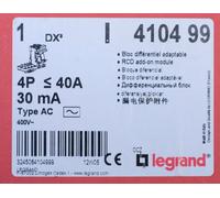 Legrand Bloc différentiel DX³ 410499 – 4P 400V 40A Type AC 30 mA