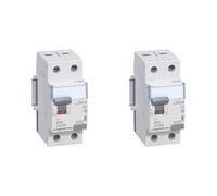 Legrand 411560 TX3 FI Disjoncteur de courant résiduel, 40a, 2p, 30mA (Lot de 2)