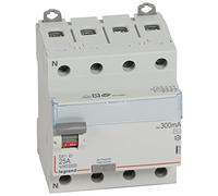 Legrand 411664E Interrupteur différentiel 4P 25A Sensibilité 300mA C DX3