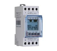 Legrand 412654 Interrupteur horaire digital modulaire programmable pour illuminations extérieures, 1 sortie 16A 250V, 2 modules
