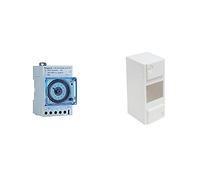 Legrand 412823 Interrupteur horaire analogique modulaire programmable Automatique journalier & Coffret électrique - Tableau électrique étanche - Coffret Tableau - Module électrique