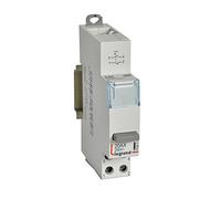 Legrand 412911 Inter poussoir modulaire, simple fonction, contact 1NO+NF, 1 module