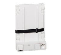 Legrand 413149 Support Box Opérateur ADSL et Fibre avec 1 Prise 2P+T et 4 Cordons de Liaison Box et Coffret