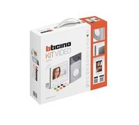 Legrand 5145736 Interphone vidéo 2 fils, Wi-Fi Transmetteur bifilaire, Bloc d'alimentation, Set complet 1 foyer blanc
