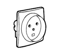 Legrand 55452 - Socle encastré 2P+T
