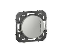 Legrand 600109 Interrupteur ou va-et-vient avec voyant témoin dooxie 10AX 250V~ finition alu