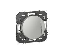 Legrand Interrupteur va-et-vient Dooxie 600111 Voyant lumineux 10AX 250V~ Alu 1 poste