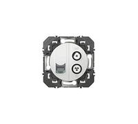 Legrand 600358 Prise TV-SAT + RJ45 cat6 STP compacte dooxie, finition blanc