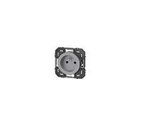 Legrand 600437 Prise de courant 2P+T à puits dooxie 16A finition alu