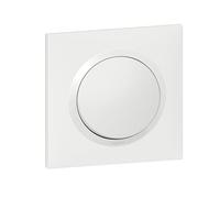 Legrand 600705 Poussoir dooxie one 6A, 250V~ livré avec plaque carrée blanche et griffes