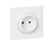 Legrand Prise de courant Dooxie One 600734 2P à puits 16 A complet avec griffes Blanc