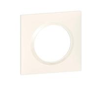 Legrand 600801 Plaque carrée dooxie, 1 poste, blanc