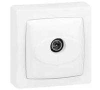 Legrand Prise TV 086040 simple mâle en saillie complète blanche