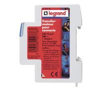 Legrand 92778 Transformateur pour sonnerie 8V à 12V - 0,66A à 1A - 2 modules