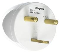 Legrand Adaptateur 2P+T 16A vers 20A Type E – Avec protection pour enfants – Blanc