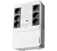 LEGRAND, alimentation sans interruption (ASI), Keor Multiplug avec 800VA/480W, 6 sorties chacune 230V (prises Schuko) & chargeur USB, Line Interactive, AVR interne, redémarrage automatique, 310082