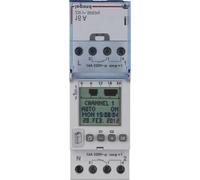 Legrand AlphaRex³ D22, minuterie hebdomadaire numérique, 230 VCA, 2 canaux, 2TE, 1 pièce.