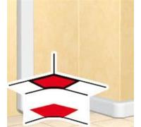 LEGRAND angle intérieur pour goulottes legrand dlp monobloc 50x80mm ou 50x105mm blanc Blanc G