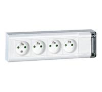 LEGRAND Bloc multiprise 4 prises fixable sans cordon