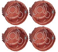 Legrand - Boîte à encastrer ronde Batibox maçonnerie - profondeur 30mm à 40mm (Lot de 4)