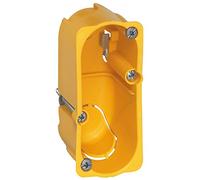 LEGRAND Boîte d’encastrement 1 module cloisons sèches Batibox 40mm IP20 | Cloison sèche, 1 module, profondeur 40mm, diamètre de perçage 2x32mm, nombreuses entrées défonçables, plastique sans halogène