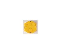 LEGRAND Boîte de dérivation D60x40, Batibox, ronde, pour plâtre, IP20 | Rond, diameter 65mm, profondeur 40mm, pour cloisons sèches, fond défonçable, avec couvercle et vis