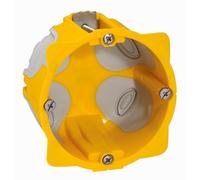 LEGRAND - Boîte Encastrement Ecobatibox Basse Consommation - Pour Cloisons Sèches - Pour Plaques de Plâtre - Profondeur 40 mm - Diamètre de Perçage 67 mm - 1 Poste nergétique
