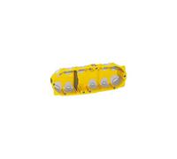 LEGRAND - Boîte Encastrement Ecobatibox Basse Consommation - Pour Cloisons Sèches - Pour Plaques de Plâtre - Profondeur 40 mm -Diamètre de Perçage 67 mm - 3 Postes nergétique A