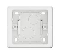 LEGRAND Boîtier saillie 1 poste, Céliane, blanc, hauteur réglable 27/40mm | 1 poste, blanc, hauteur réglable 27mm ou 40mm, plastique thermoplastique, avec entrée de câble, compatible Céliane