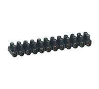 Legrand - Borne de raccordement Nylbloc 12 plots de 10mm² - 57A - noir
