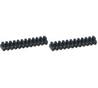 Legrand - Borne de raccordement Nylbloc 12 plots de 16mm² - 76A - noir (Lot de 2)