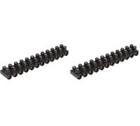 Legrand - Borne de raccordement Nylbloc 12 plots de 6mm² - 41A - noir (Lot de 2)