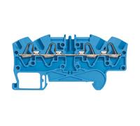 Legrand bornier Viking 3 à ressort - Bleu
