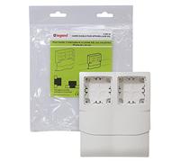 Legrand - Cadre double pour appareillage apparent - pour plinthe 80x20mm