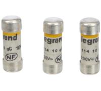 LEGRAND | Cartouches Fusibles Pour Porte-Fusibles, Avec Témoin De Fusion, Lot De 3 Cartouches 8,5x23mm, Permet De Couper Le Courant En Cas De Surcharge