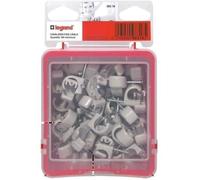 Legrand Cavalier Multifix pour câbles ronds Ø14-20 mm Gris souples x100