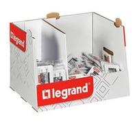 Legrand - Coffret appareillage 75 supports + plaques 2 modules et 4 modules - blanc - Mosaic Blanc G