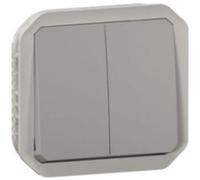 Legrand - Commande double étanche Plexo 10A