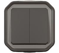 LEGRAND Commande pour fonction double interrupteur ou va-et-vient - 10A - Anthracite