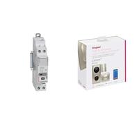 LEGRAND - Contacteur HP/HC connecté Drivia with Netatmo 1P 20AX 230V~ avec Kit de démarrage connecté avec 4 produits Céliane with Netatmo - complet titane