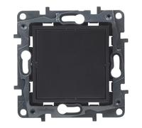 LEGRAND Couvercle aveugle pour installation encastrée, gamme Niloé Step, couleur anthracite, 398308