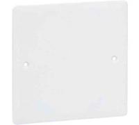 LEGRAND | Couvercle Finition Batibox 100*100, Couvercle Carré Pour Boîte D'Encastrement, Fixation Par Clips Et Vis, Finition Blanche Plastique