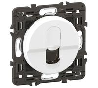LEGRAND - Prise RJ45 Cat. 6 FTP - Prise Murale Multimédia - Pour Transmissions Haut Débit Gigabit Ethernet - A compléter d'une Plaque - Blanc