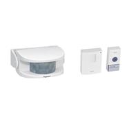 LEGRAND - Détecteur de mouvement IP20 pour kits carillons radio Confort et Sérénité avec Kit carillon radio sans fil Essentiel - blanc