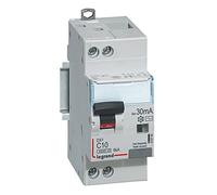 Legrand Disjoncteur différentiel DX³4500 10 A type AC 30 mA courbe C 1P+N