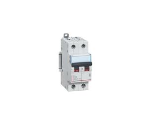 LEGRAND Disjoncteur modulaire 2P 20A courbe C, DX³, 230/400V~, 6000A | 2 pôles, 20A, courbe C, 230to400V~, pouvoir de coupure 6000A/10kA, 2 modules, IP20, montage sur rail DIN